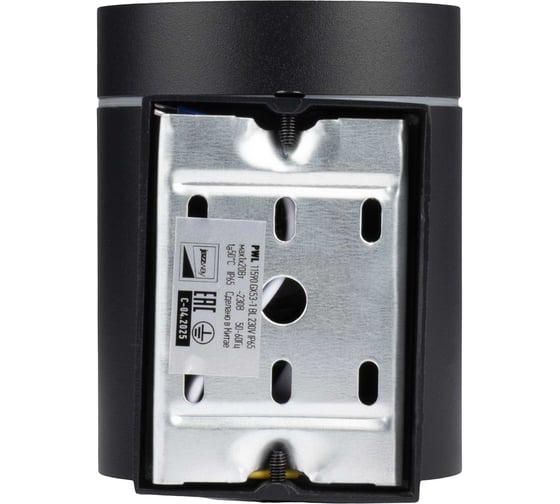 Светильник фасадный Jazzway под лампу с цоколем GX53 PWL 11590 GX53-1 BL черный IP65 230В 5065109