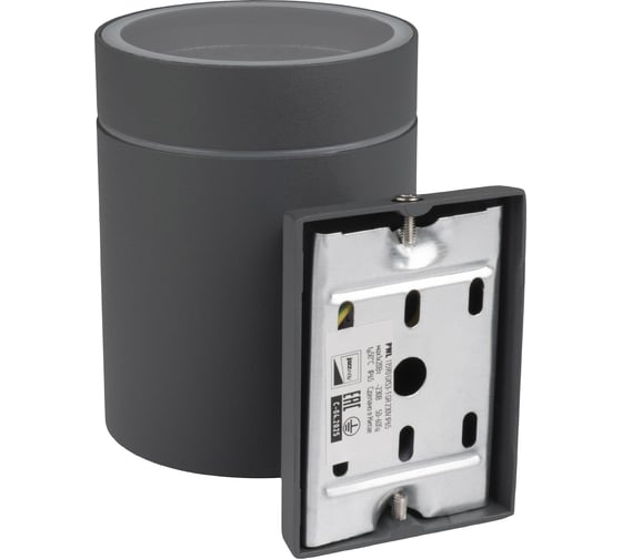 Светильник фасадный Jazzway под лампу с цоколем GX53 PWL 11590 GX53-1 GR серый IP65 230В 5065116