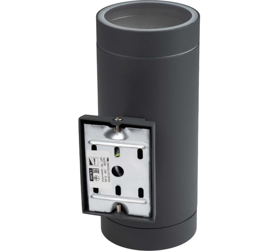 Светильник фасадный Jazzway под лампу с цоколем GX53 PWL 20590 GX53-2 GR серый IP65 230В 5065130