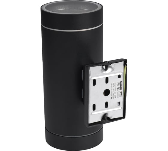 Светильник фасадный Jazzway под лампу с цоколем GX53 PWL 20590 GX53-2 BL черный IP65 230В 5065123
