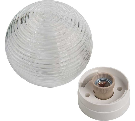 Светильник настенно-потолочный General Lighting Systems 180*140мм НББ 64-60-025, под лампу Е27 до 60Вт, корпус пластик 437856