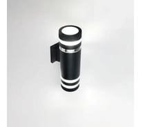 Фасадный уличный светильник накладной General Lighting Systems с двойным боковым рассеивателем серия Игнис, GWL-2Е27-M-IP65 662543