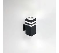 Фасадный уличный светильник накладной General Lighting Systems с двойным боковым рассеивателем серия Гратус, GWL-Е27-M-IP65 662544