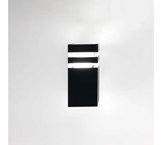 Фасадный уличный светильник накладной General Lighting Systems с двойным боковым рассеивателем серия Гратус, GWL-Е27-M-IP65 662544