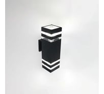 Фасадный уличный светильник накладной General Lighting Systems с двойным боковым рассеивателем серия Гратус, GWL-2Е27-M-IP65 662545