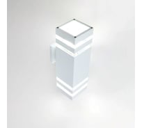 Фасадный уличный светильник накладной General Lighting Systems с двойным боковым рассеивателем серия Гратус, GWL-2Е27-M-IP65 662599