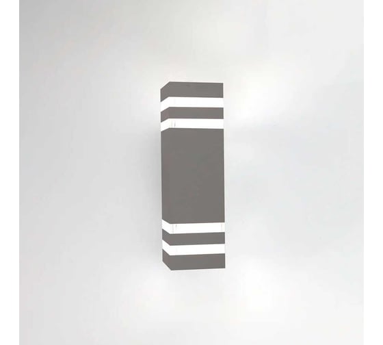 Фасадный уличный светильник накладной General Lighting Systems с двойным боковым рассеивателем серия Гратус, GWL-2Е27-M-IP65 662600