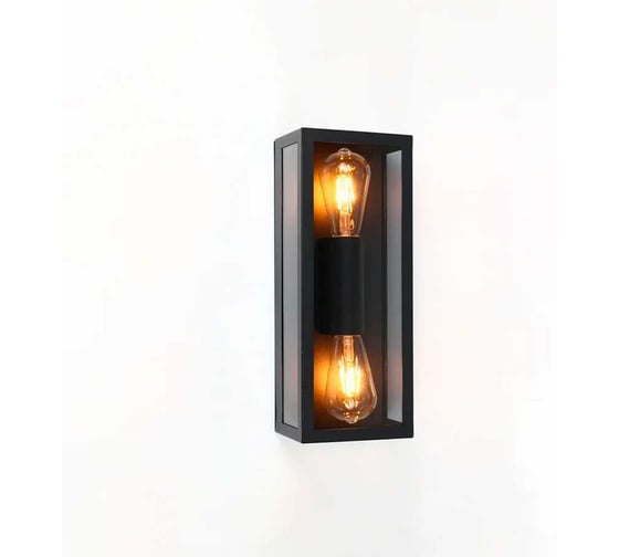 Садово-парковый уличный светильник настенный General Lighting Systems серия Лофт GWL-2E27-IP65, патрон E27, под 2 лампы 662472