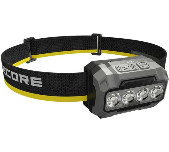 Налобный фонарь NITECORE HA23 UHE/MCT Black 600 Люмен, 132 м, 125 ч 2507