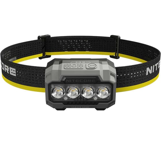 Налобный фонарь NITECORE HA23 UHE/MCT Black 600 Люмен, 132 м, 125 ч 2507