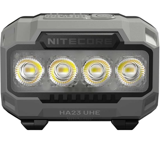 Налобный фонарь NITECORE HA23 UHE/MCT Black 600 Люмен, 132 м, 125 ч 2507