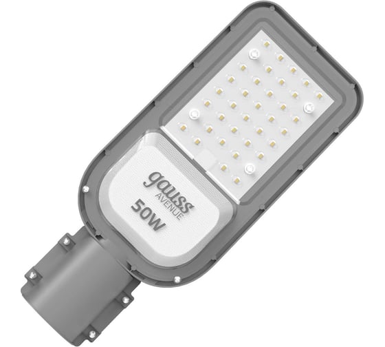 Светильник Уличный LED GAUSS Avenue IP65 327*136*63 50W 5000lm 6500K 200-240V КСС Ш 1/4 629534450