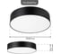 Светильник потолочный Citilux BART LED черный CL755291 4