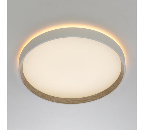 Светильник с пультом Citilux ETALON LED RGB белый+бук CL750320R