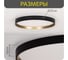 Светильник с пультом Citilux ETALON LED RGB черный+золото CL750321R 14