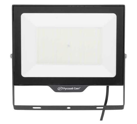 Прожектор светодиодный Русский Свет СДО FL 10 C 150W VW 840 BK CL 327x260x31.5мм 150Вт 4000К IP65 уличный черн. 15081023280