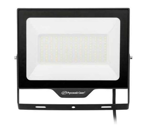 Прожектор светодиодный Русский Свет СДО FL 10 C 100W VW 840 BK CL 277x220x30мм 100Вт 4000К IP65 уличный черн. 15081023279