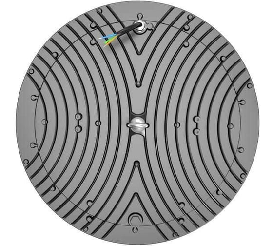 Светильник светодиодный Русский Свет ДСП IB 02 S 100W W 850 BK PC 297x297x84.5мм 100Вт 5000К IP65 High Bay подвес черн. 16090223138