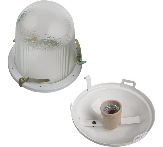Светильник General Lighting Systems настенно-потолочный 246*172мм General НСП 02-100-001.01, под лампу Е27 до 100Вт, корпус м 437821