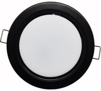 Светильник General Lighting Systems встраиваемый D108*H38мм General GCL-GX53-H38-MA-BLACK, под лампу GX53 до 50 Вт, корпус ме 662502