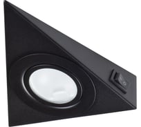 Накладной мебельный светильник для кухни треугольный KANLUX ZEPO LFD-T02/S-B 36632