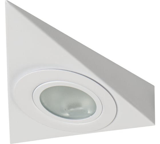 Накладной мебельный светильник для кухни треугольный KANLUX ZEPO LFD-T02-W 36631