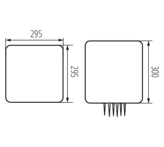 Садовый светильник KANLUX UBOS 30 25W E27 IP65 33480
