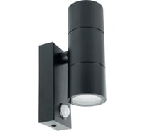 Светильник садово-парковый FERON 220-240V 2*GU10, DH0713, черный, с датчиком 51964