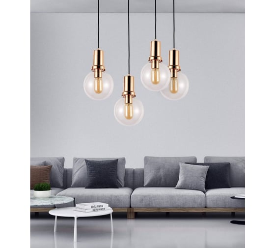 Подвесной светильник Lumina Deco Dorito LDP 1212-150 TR+GD