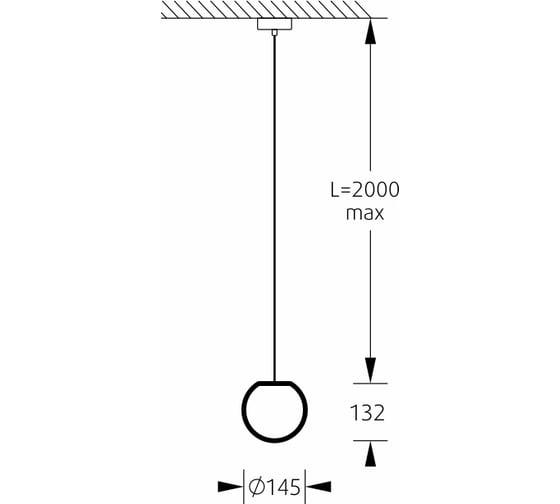 Подвесной светильник m3light SPHERE G9 15см IP40 3000K 15128010