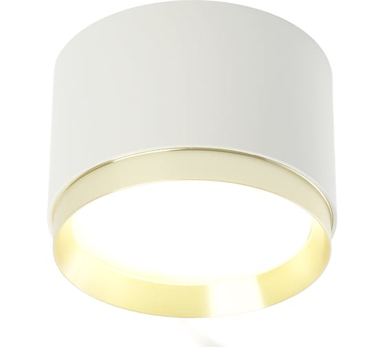Светильник потолочный FERON 12W, 230V, GX53, белый золото HL459 52022