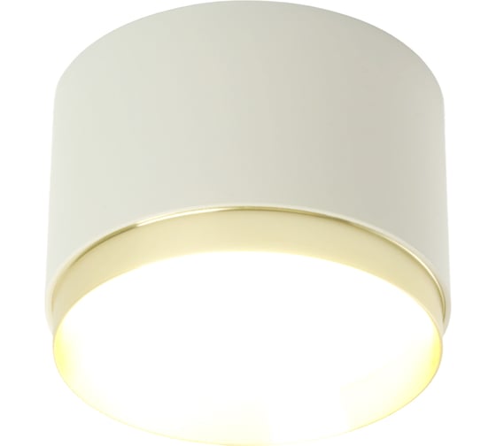 Светильник потолочный FERON 12W, 230V, GX53, белый золото HL459 52022