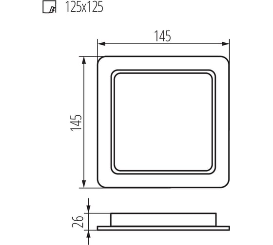 Светильник KANLUX типа downlight, направленного света TAVO LED DL 12W-NW 36517
