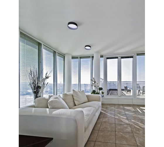 Потолочный светодиодный светильник KANLUX RIFA LED 17,5W WW B/W 36463