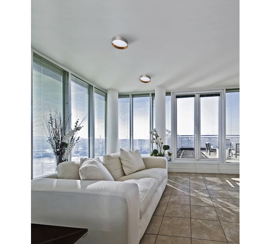 Потолочный светодиодный светильник KANLUX RIFA LED 17,5W NW GR/G 36466