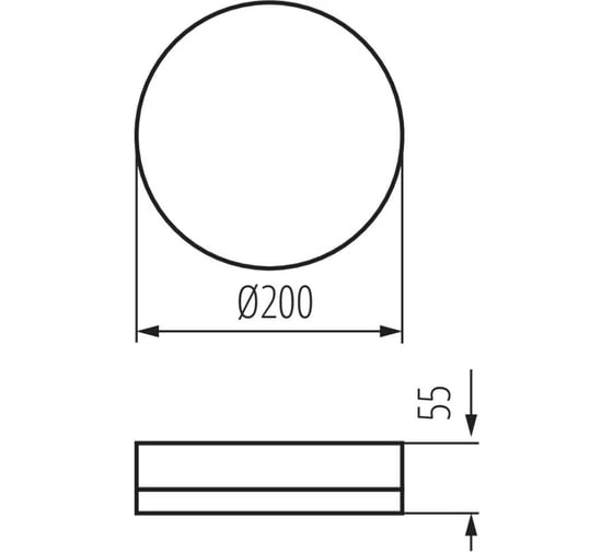 Светодиодный потолочный светильник KANLUX IPER LED 10W-NW-O 37290
