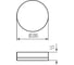 Светодиодный потолочный светильник KANLUX IPER LED 10W-NW-O 37290 2