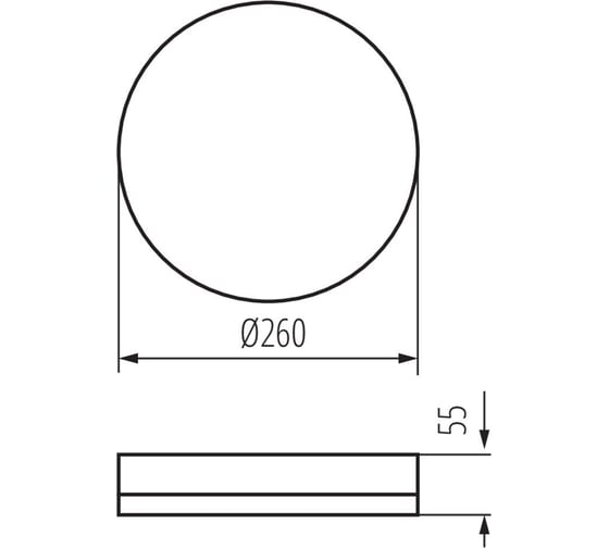 Светодиодный потолочный светильник KANLUX IPER LED 26W-NW-O 37292