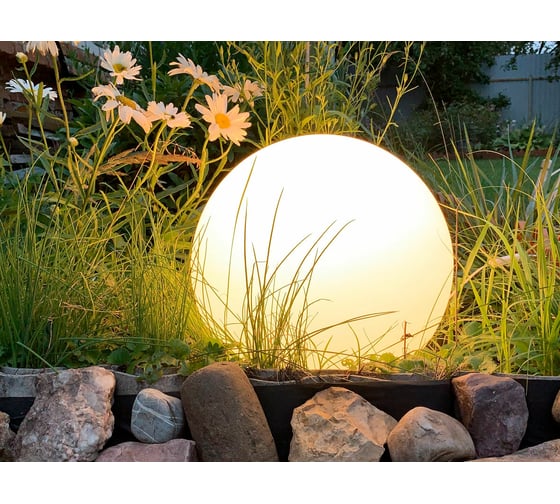Ландшафтный светильник m3light SPHERE E27 35см IP66 4000K 12572000