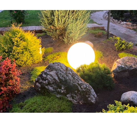 Ландшафтный светильник m3light SPHERE E27 35см IP66 4000K 12572000