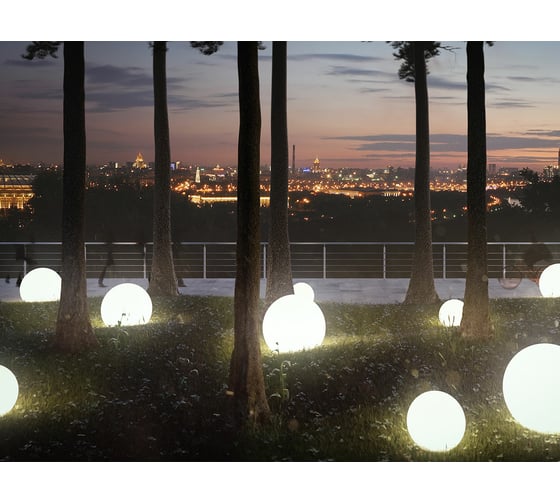 Ландшафтный светильник m3light SPHERE E27 80см IP66 3000K 11572010