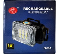 Фонарь налобный аккумуляторный Iron Master 5 Вт, 1200 мАч, 200 лм, USB, IronMaster FL-LED-IM