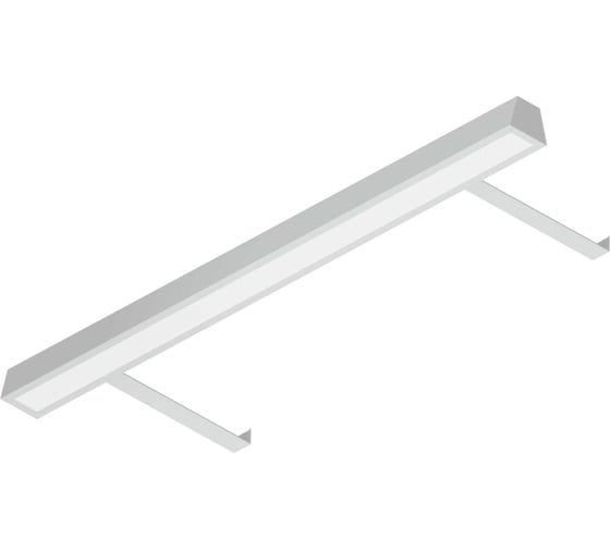 Светильник Генсвет ГСО-Спец (школьник) 1100*120*70мм 24Вт 2650лм 4000К опал драйвер 5322 (с кронштейном) 00-ГСО-8065 1