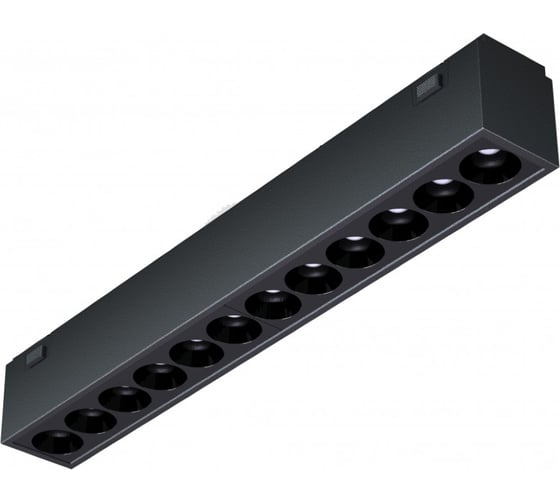 Трековый магнитный светодиодный светильник iLEDEX VISION48/25 SMART 4825-039-L197-12W-36DG-BK