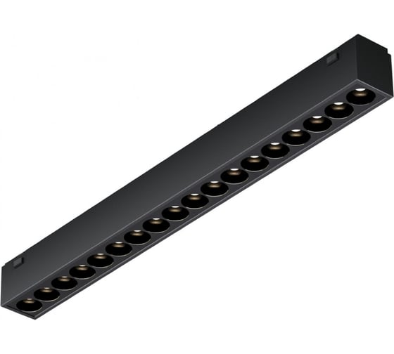 Трековый магнитный светодиодный светильник iLEDEX VISION48/25 SMART 4825-039-L293-18W-36DG-BK 1
