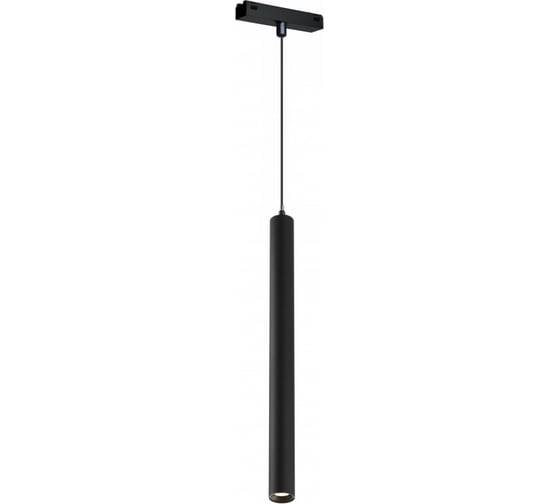 Трековый магнитный светодиодный светильник iLEDEX VISION48/25 SMART 4825-043-H400-10W-24DG-BK
