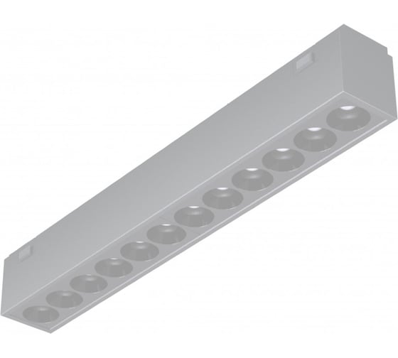 Трековый магнитный светодиодный светильник iLEDEX VISION48/25 4825-039-L197-12W-36DG-3000K-WH 1