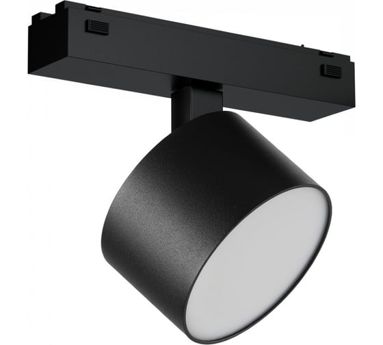 Трековый магнитный светодиодный светильник iLEDEX VISION48/25 4825-047-D90-10W-110DG-4000K-BK 1