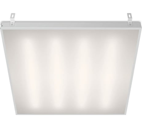 Светодиодная панель Wolta для потолка Грильято, мощность 36Вт, 4000К Дневной свет, IP40, матовый рассеиватель, световой поток 4100 Лм, артикул ДВО12-36-001-4К