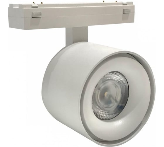 Трековый магнитный светодиодный светильник iLEDEX VISION48/25 4825-049-D74-10W-60DG-3000K-WH